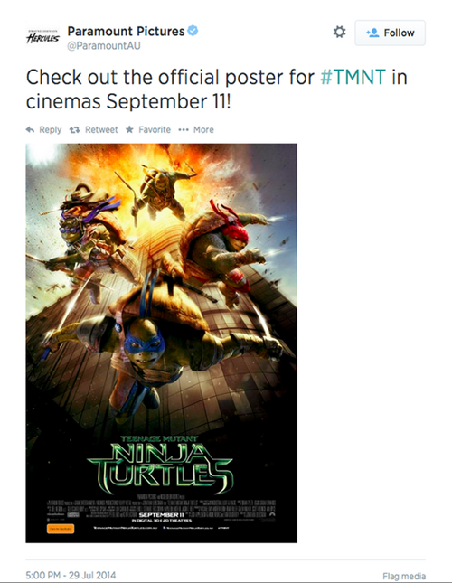 Fans Find the 9/11 Poster Art for TNMT Offensive - Pop Culture - funny ...