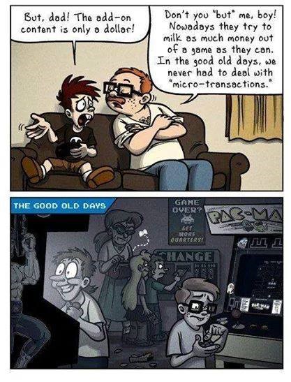 The Good Old Days Before DLC - Web Comics - 4koma comic strip ...