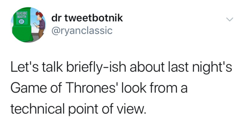 Game Of Thrones Very Dark Episode Explained In Factual Twitter