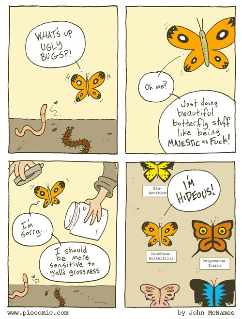 Web Comics - butterflies - 4koma comic strip, webcomics, web comics ...