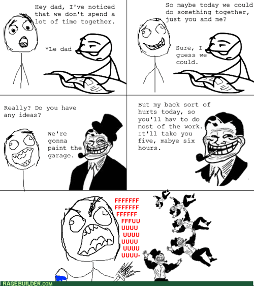 A Lovely Father-Son Outing... - Rage Comics - rage comics