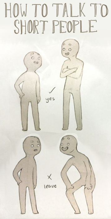 A Reminder About How to Talk Short People - Web Comics - 4koma comic ...