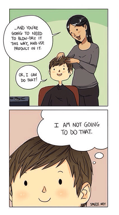 This Happens to Everybody at Least Once After Getting Their Haircut ...