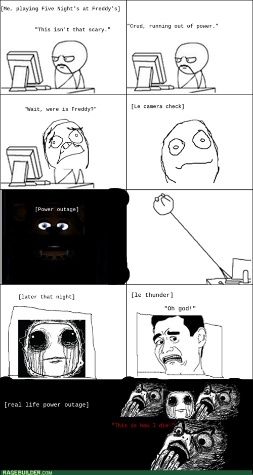 Five Nights of No Sleep - Rage Comics - rage comics