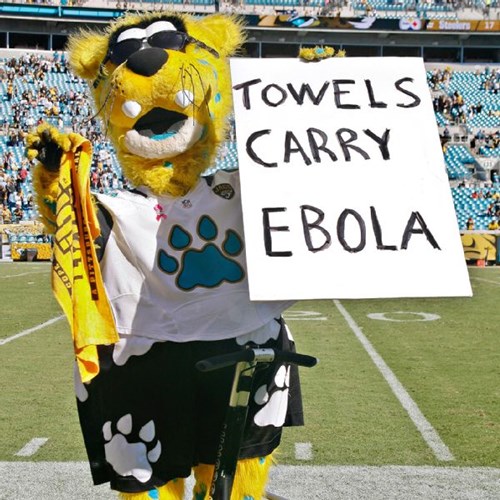 Jaguars mascot raises controversy in Ebola joke