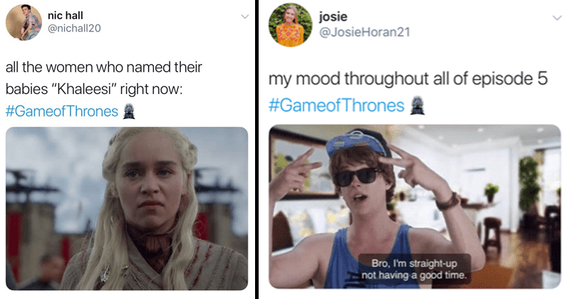 All The Most Fiery Twitter Reactions To Game Of Thrones Season 8
