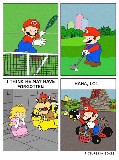 Mario is Off Doing His Own Thing - Video Games - video game memes ...