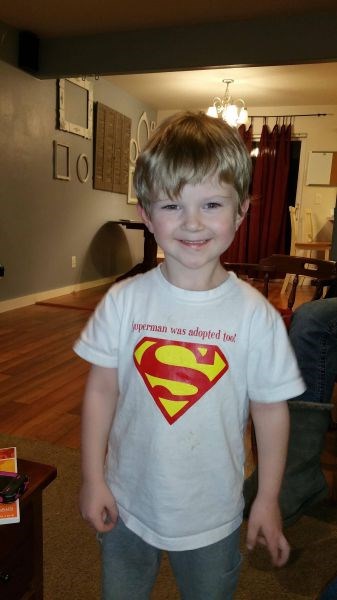 superhero adoption shirts