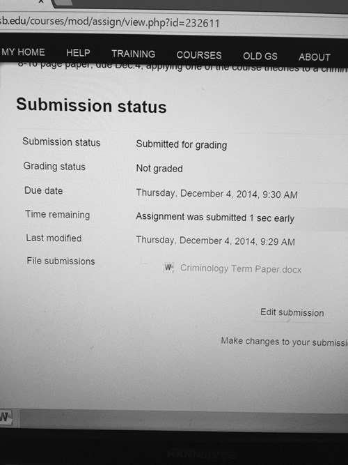 Cutting it Pretty Damn Close - School of Fail - homework class test