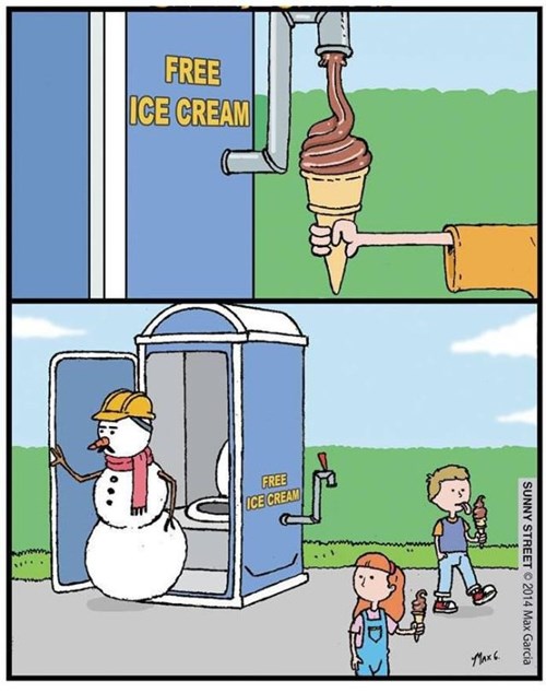 There's Never a Catch With Free Ice Cream  Comics 4koma comic