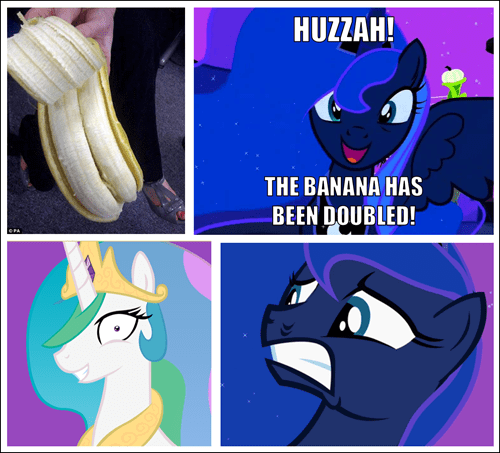 The banana has been DOUBLED!