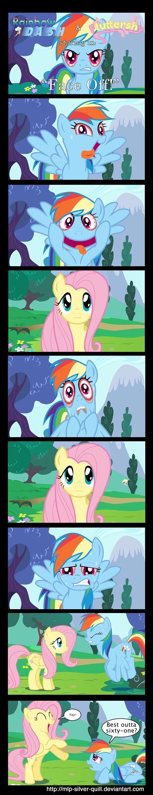 Staring Contest - My Little Brony - my little pony, friendship is magic