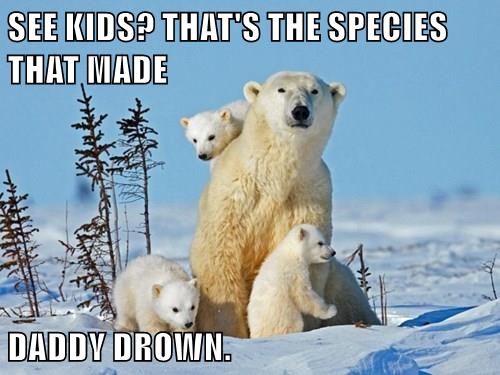 See Kids? That's The Species That Made Daddy Drown. - Animal Comedy 