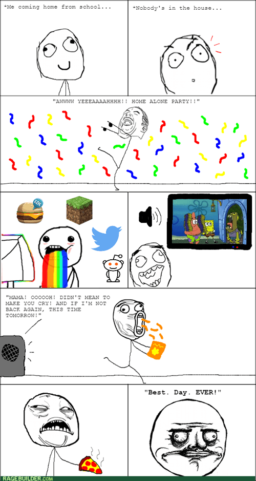 Rage Comics - Home Alone - Rage Comics - rage comics - Cheezburger