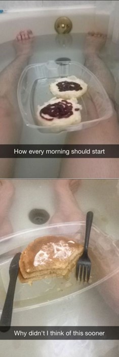 bathtub food