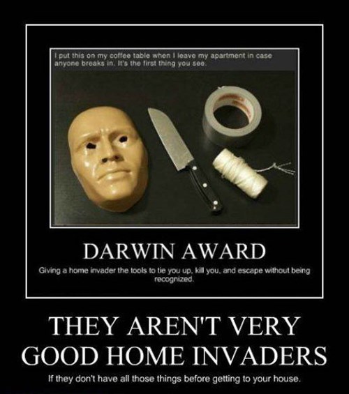 Very Demotivational Darwin Award Very Demotivational Posters Start Your Day Wrong