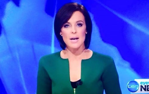 Photo of the Day: Internet Thinks Australian News Anchor's Neckline Looks  Like a Penis - FAIL Nation - Vintage FAILs of the Epic Variety