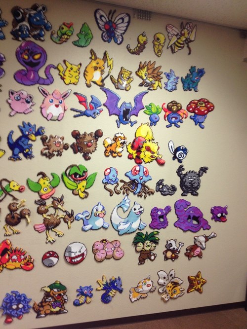 All 151 Kanto Pokemon Perler Beads by PerlerBeadShop on DeviantArt