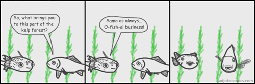 Something's Fishy - Web Comics - 4koma comic strip, webcomics, web comics