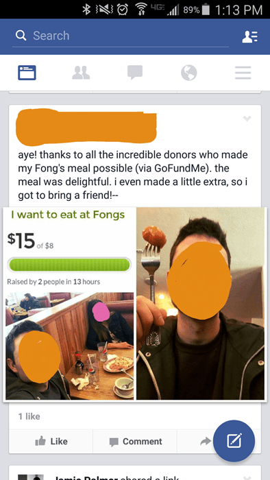 Some People Use Gofundme For Important Medical Procedures Then There S This Failbook Failing On Facebook