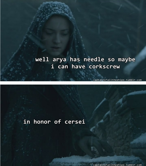 Everyone's Gotta Have Their Tool... Game of Thrones Game of Thrones