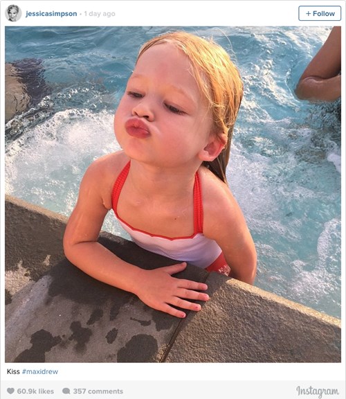 Jessica Simpson Criticized for Posting Instagram Photo of Her Daughter