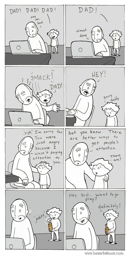 Pavlovian Parenting - Web Comics - 4koma comic strip, webcomics, web comics