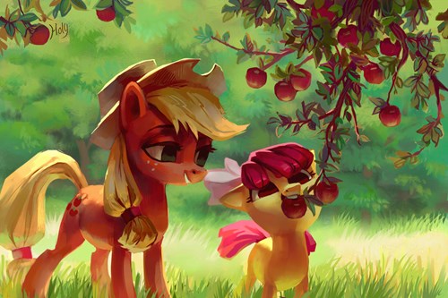 The Apple Doesnt Fall Far From The Flank My Little Brony My Little