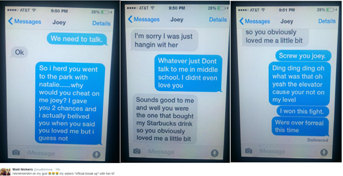 Middle school dating