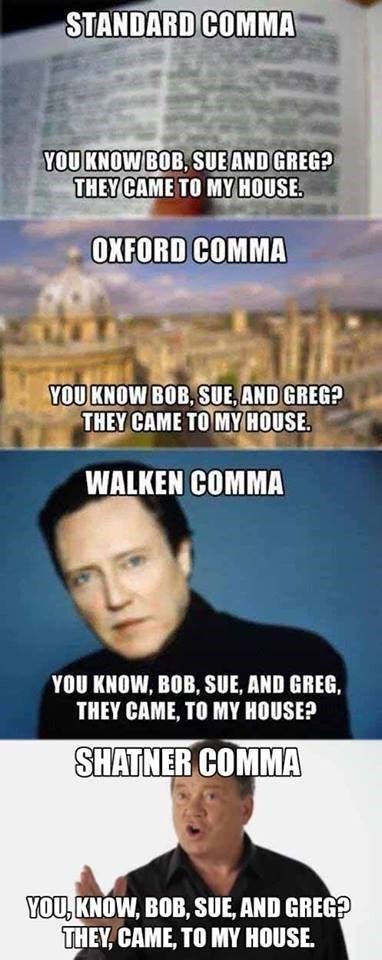 Memebase - oxford comma - All Your Memes In Our Base - Funny Memes ...