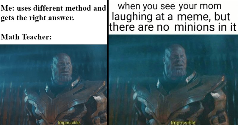 Thanos Impossible Is Yet Another Great Endgame Meme 