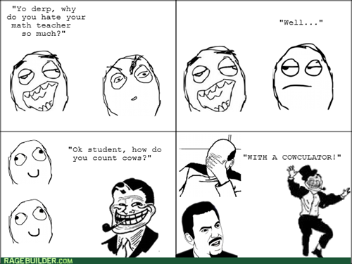 Math Problem Part 1 - Rage Comics - rage comics