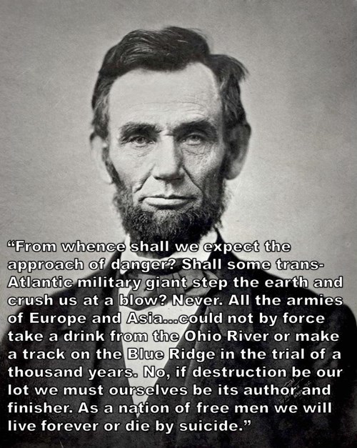 This Abraham Lincoln Quote is Eerily Accurate Today Americana