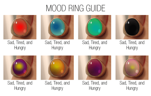 Genuine hot sale mood ring