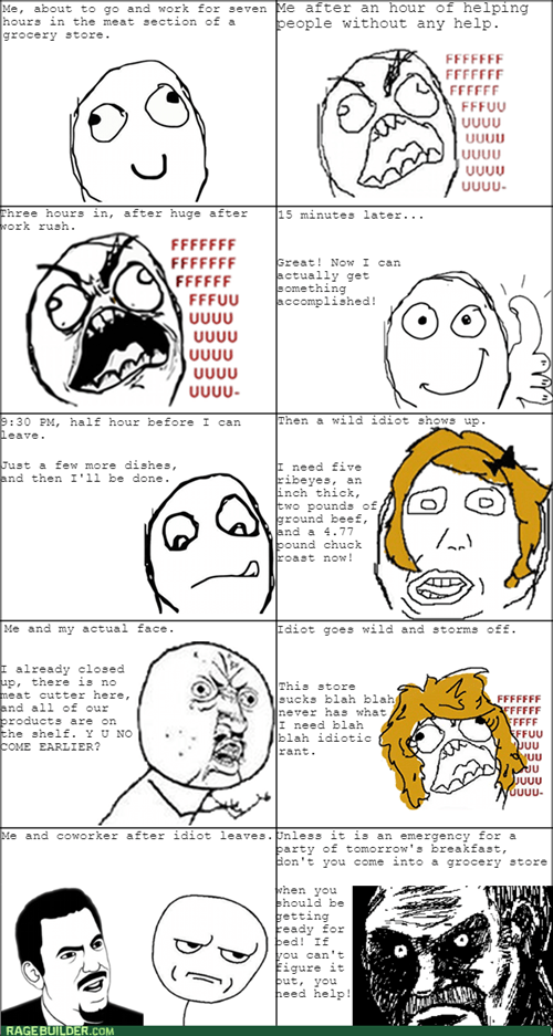 Meat Department Don'ts - Rage Comics - rage comics