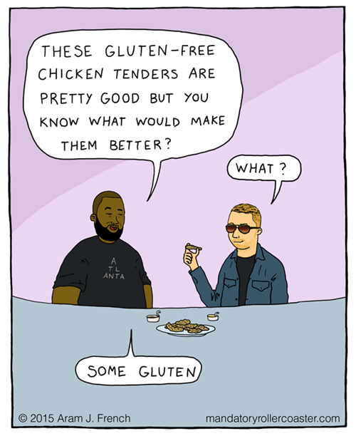 Sick Truth About Gluten Free Stuff - Web Comics - 4koma comic strip,  webcomics, web comics