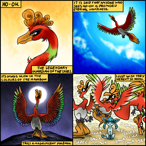 Ho-Oh with rainbow wings : r/pokemon