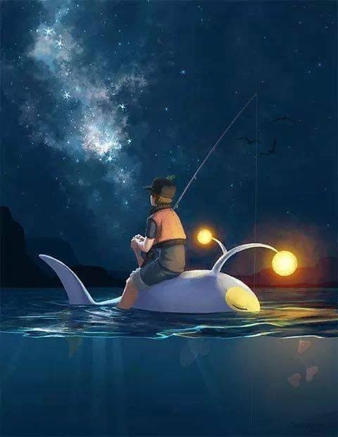 Night Fishing - Pokémemes - Pokémon, Pokémon GO