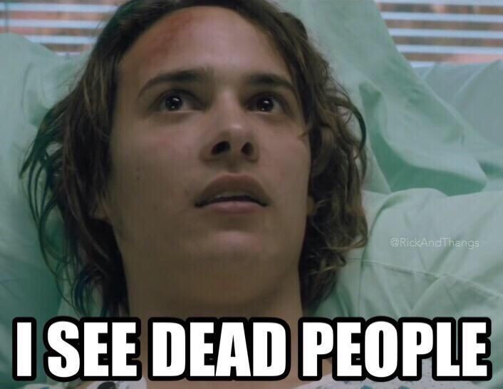 The Walking Dead I See Dead People Memes Of The Walking Dead The Walking Dead Meme Twd Memes Dead Memes Spoilers Alerts Cheezburger