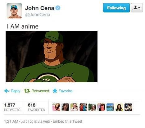 John Cena: Anime Character of the Century - Cartoons & Anime - Anime