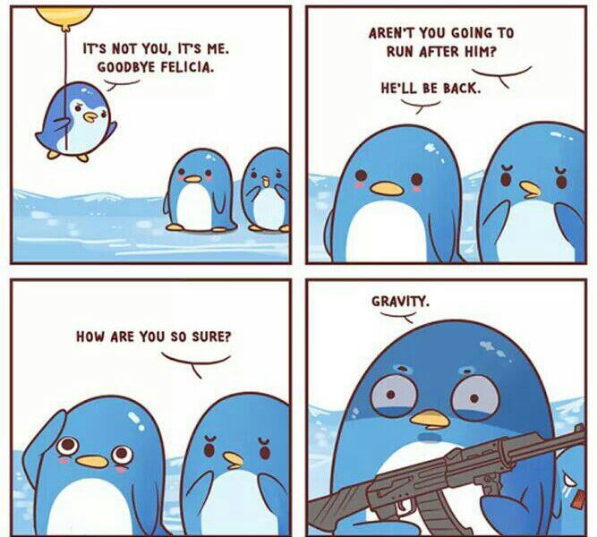 Penguins Have Interesting Mating Rituals - Web Comics - 4koma comic