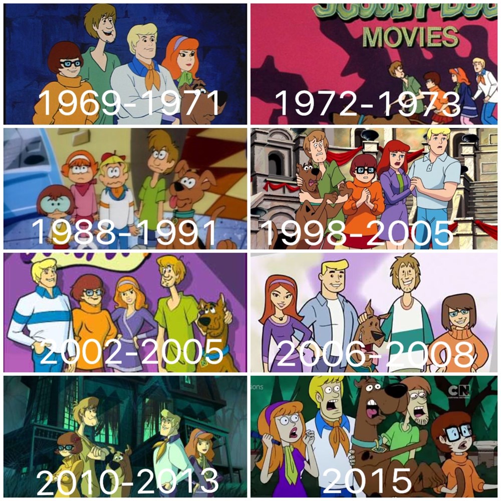 scooby-doo-through-the-years-cartoons-anime-anime-cartoons