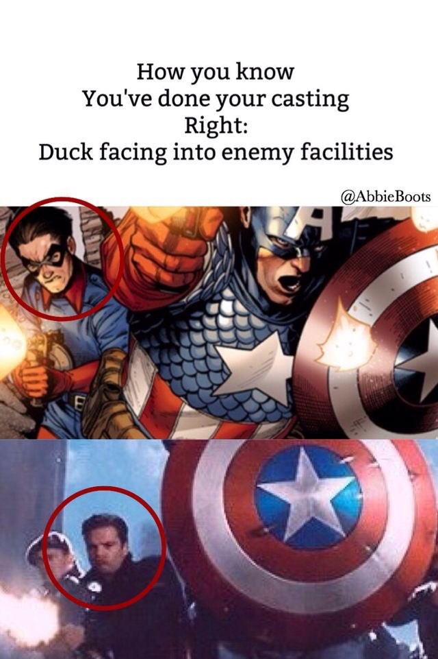 Bucky Barnes: King of Duck Face - Superheroes 