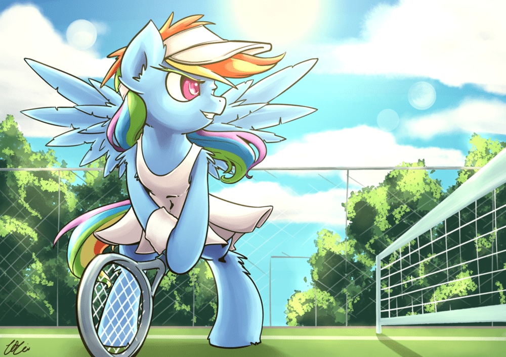Rainbow Dash is Best Tennis Pony - My Little Brony - my little pony ...