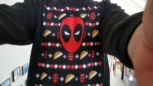 deadpool holiday sweater