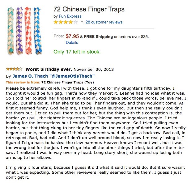 chinese finger trap amazon