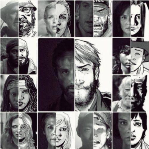 walking dead comic characters