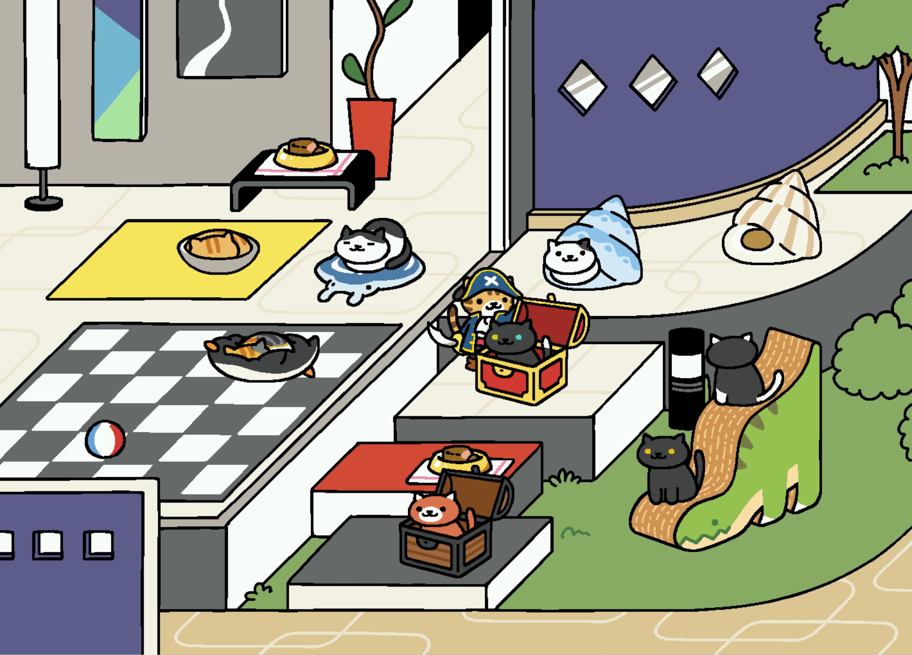 Neko Atsume' is the addicting app where you feed cats