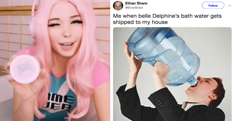Instagram Model Belle Delphine Sells Her Used Bathwater To Thirsty Gamers -  FAIL Blog - Funny Fails