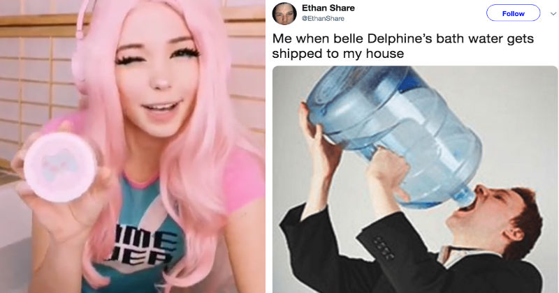 Belle Delphine Bath Water Scarf for Sale by Rainfalling